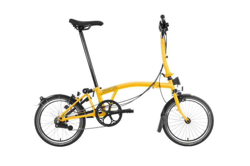 Brompton 6 versnellingen + hoog stuur + spatborden