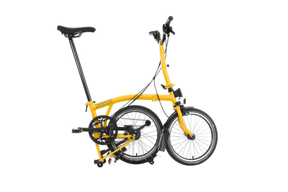 Brompton 6 versnellingen + hoog stuur + spatborden - Afbeelding 2