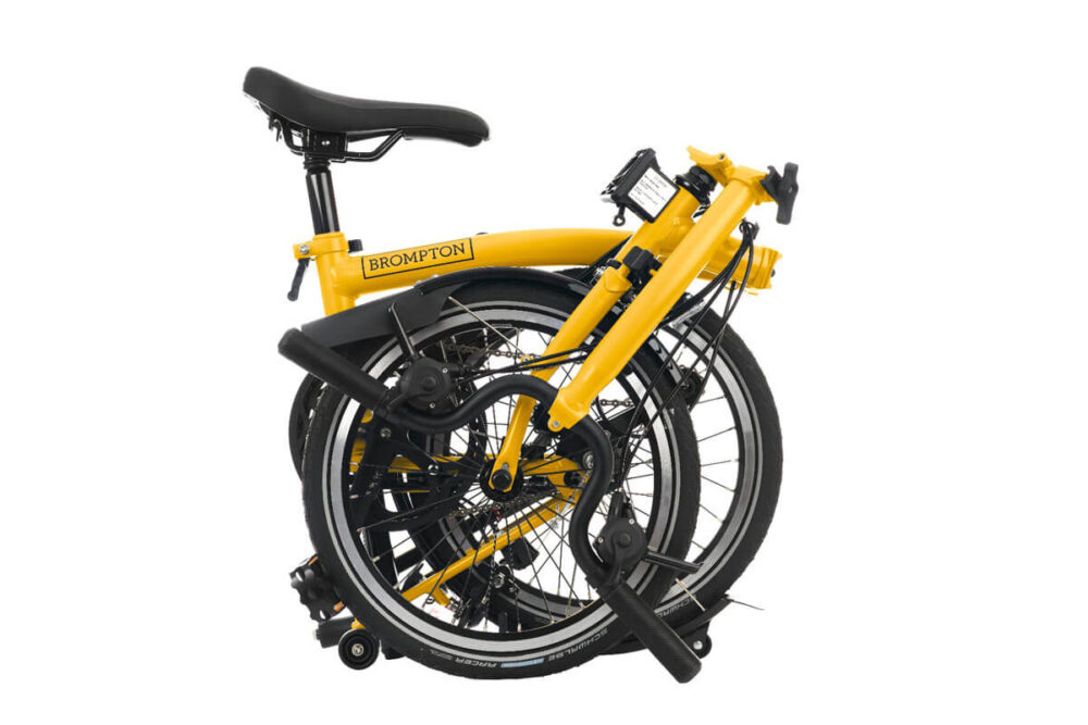 Brompton 6 versnellingen + hoog stuur + spatborden - Afbeelding 3