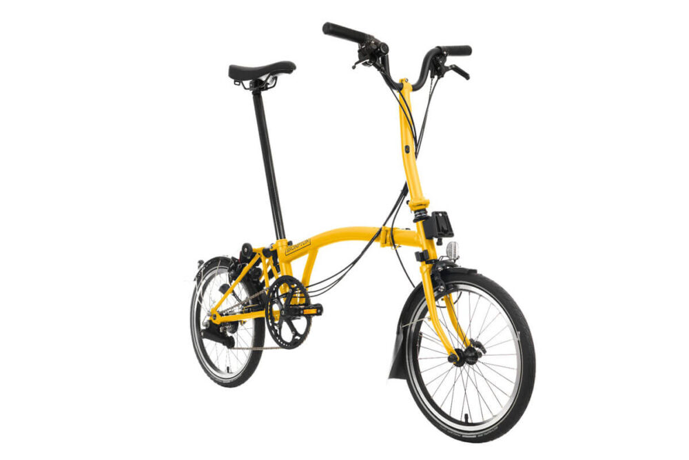 Brompton 6 versnellingen + hoog stuur + spatborden - Afbeelding 4