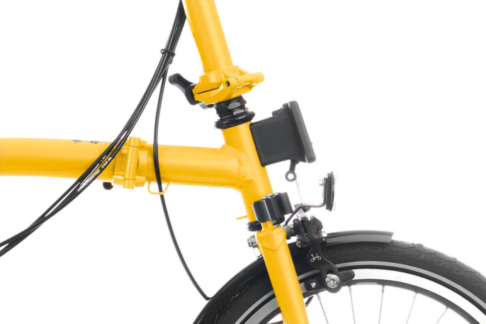 Brompton 6 versnellingen + hoog stuur + spatborden - Afbeelding 8