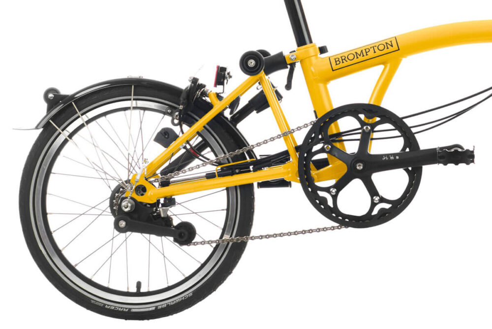 Brompton 6 versnellingen + hoog stuur + spatborden - Afbeelding 9