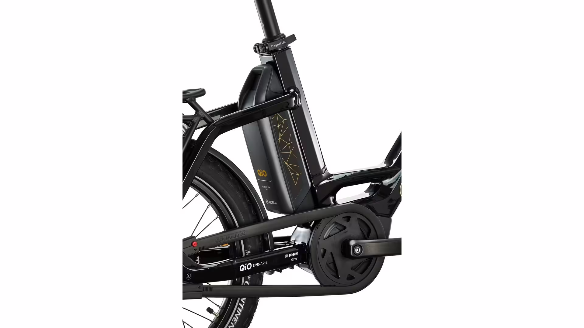 The Cool Biking Company E-bike speciaalzaak QIO Eins AP-8 - Black Piano Line - Afbeelding 4