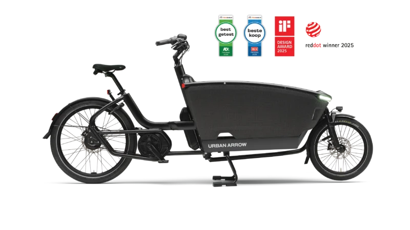 Urban Arrow Family Next Advanced Pro - 100Nm -Zwart - 545Wh