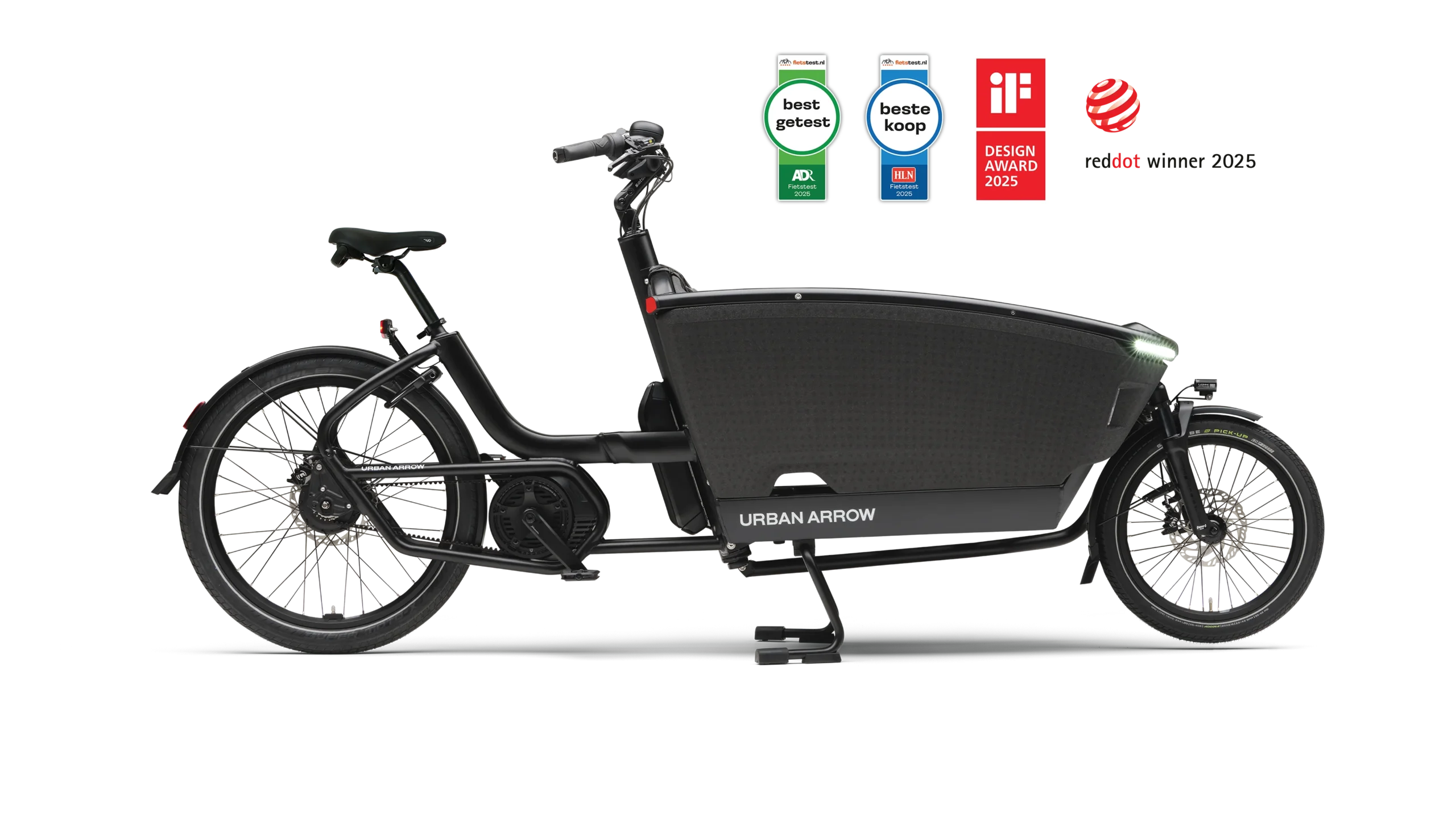 The Cool Biking Company E-bike speciaalzaak Urban Arrow Family Next Advanced Pro - 100Nm -Zwart - 545Wh